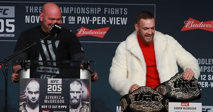 Dana White hints that he is in the process of stripping Conor McGregor of his title