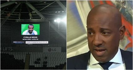 Dion Dublin moves plenty of viewers to tears with pre-match tribute to Cyrille Regis