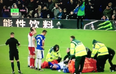 Everton midfielder James McCarthy suffers suspected double leg break