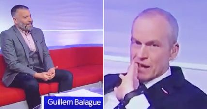 Sky Sports host doesn’t realise he’s on camera and people love his reaction to transfer expert