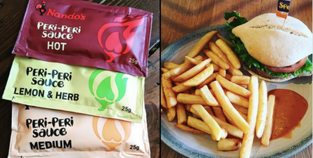 Nando’s is now giving away free sauce sachets