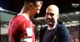 Bristol City goalscorer made the most of moment with Pep Guardiola with amazing question