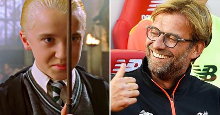 So Harry Potter’s Draco Malfoy looks like Jurgen Klopp these days