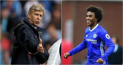 Willian rubs salt in Arsene Wenger’s wound when discussing Alexis Sanchez