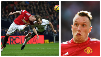 Phil Jones’ performance characterised a dismal night for Man United