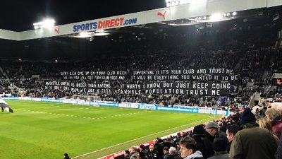 Rival fans everywhere express their awe at Newcastle United supporters’ stirring banner