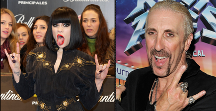 The ‘rock on’ gesture has another sinister meaning and people are likely to be offended