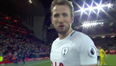 Liverpool fans didn’t appreciate what Harry Kane said to the cameras as he left the Anfield pitch