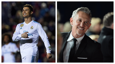 Gary Lineker reveals the three forwards he rates above Cristiano Ronaldo