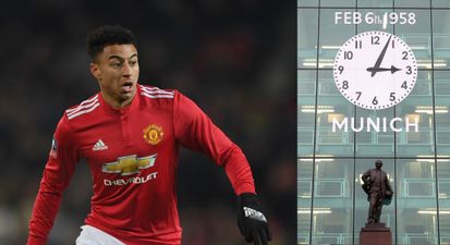 Jesse Lingard labelled ‘disrespectful’ by fans for Fifa tweet during Munich memorial