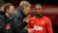 David Moyes and Patrice Evra appear to have put this bizarre argument behind them