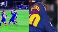 Francis Coquelin literally had to take Lionel Messi’s shirt off to stop him