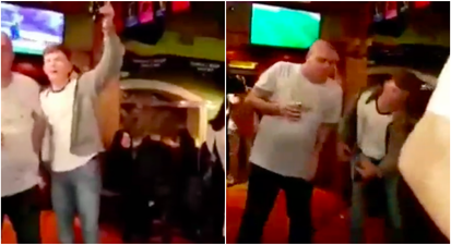 Stop what you’re doing and watch the most remarkable catch of a pint glass you’ll ever see