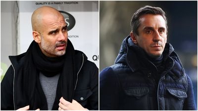 Pep Guardiola has responded to Gary Neville’s criticism of his squad decision