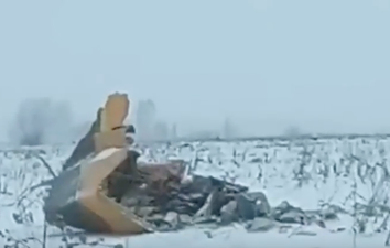 First video from Russian jet crash site, 71 believed dead