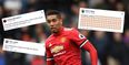 Chris Smalling takes a pasting from Man United fans after defeat at Newcastle