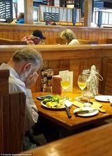 Grieving man has lunch with his wife’s ashes on Valentine’s Day