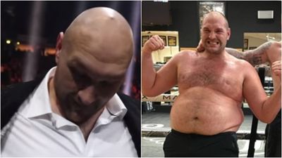 Tyson Fury looked in incredible shape at the Groves vs. Eubank Jr fight