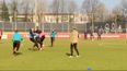 Feyenoord teammates have to be dragged apart in training ground altercation