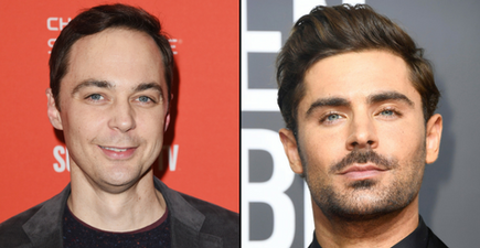 Zac Efron shares creepy picture of him and Jim Parsons on Ted Bundy movie set