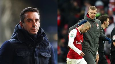 Gary Neville slaughters “disgraceful” Arsenal throughout commentary on Carabao Cup final