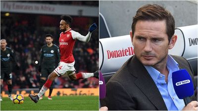 One aspect of Pierre-Emerick Aubameyang’s penalty baffled Frank Lampard