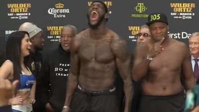 Deontay Wilder scared the life out of ring girl with deafening battle cry