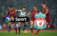 People aren’t happy about BT Sport running ads from The Sun during half-time of the Liverpool game