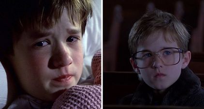 The kid from The Sixth Sense has a beard now and if you want to look it will mess you up