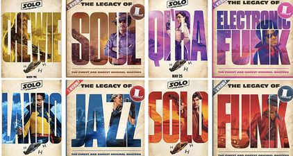 Disney’s new Star Wars Solo posters bear a striking resemblance to these album covers from 2015