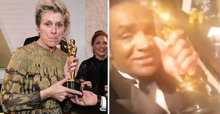 The man who stole Frances McDormand’s Oscar was stupid enough to live stream his ‘celebrations’ with the award