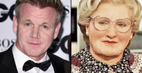 Gordon Ramsay dresses up as Mrs. Doubtfire on children’s TV and looks scarily convincing