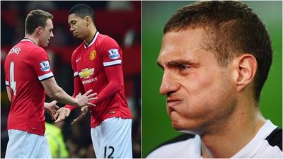 Nemanja Vidic takes the blame for the struggles of Phil Jones and Chris Smalling