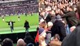 WATCH: West Ham fans turn on pitch invaders as they return to stands