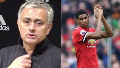 Jose Mourinho blames Gary Neville for decision to substitute Marcus Rashford