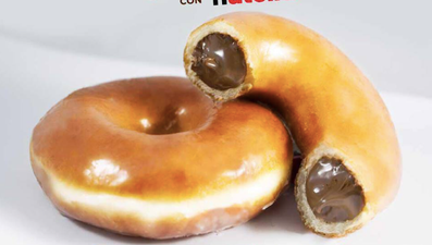 This Krispy Kreme doughnut filled with Nutella needs to come to the UK asap