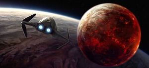 A series of planets in the Star Wars universe