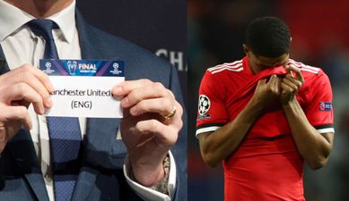 Man United fans pre-empt the obvious joke ahead of Champions League draw