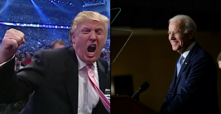 Donald Trump claims he could beat up Joe Biden, obviously