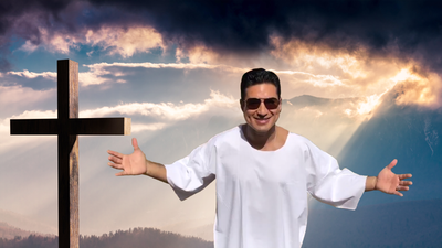 Mario Lopez just got baptised in the same river as Jesus and is therefore our new Messiah