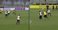 Usain Bolt scores perfect goal and pulls off nutmeg in Borussia Dortmund training session