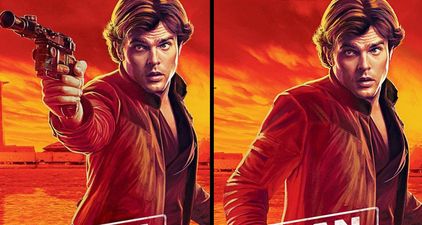 Guns are being removed from Solo: A Star Wars Story posters, and no one is sure why