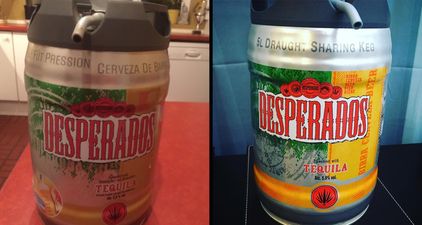 Morrisons is selling huge kegs of Desperados for a bargain price