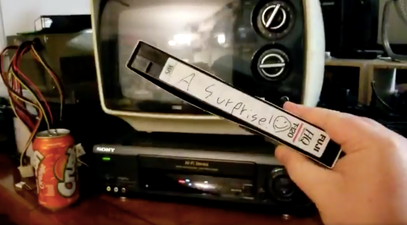 This person bought a VHS tape labelled “A Surprise” in a junk shop, only to get Rick Rolled