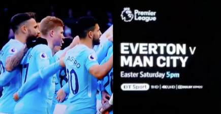 Fans point out glaring omission in ad for Manchester City and Everton’s game on Saturday