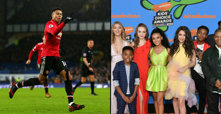 Jesse Lingard got nominated for a Nickelodeon Kids’ Choice Award and lost