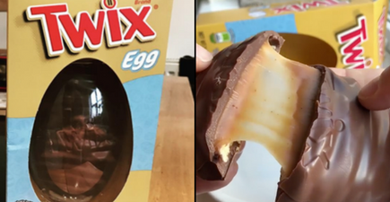 You can buy Easter Eggs made from Twix and they look delicious