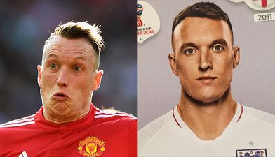 Football fans are confused by Phil Jones’ appearance in Panini’s World Cup sticker album