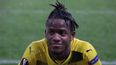 Michy Batshuayi responds to Uefa’s decision to drop investigation into racial abuse complaints