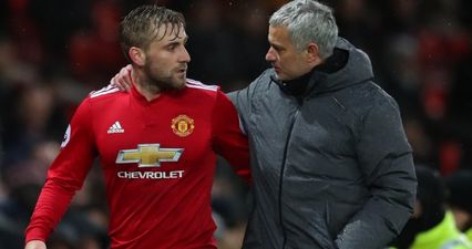 Luke Shaw confronted Jose Mourinho during heated dressing room exchange